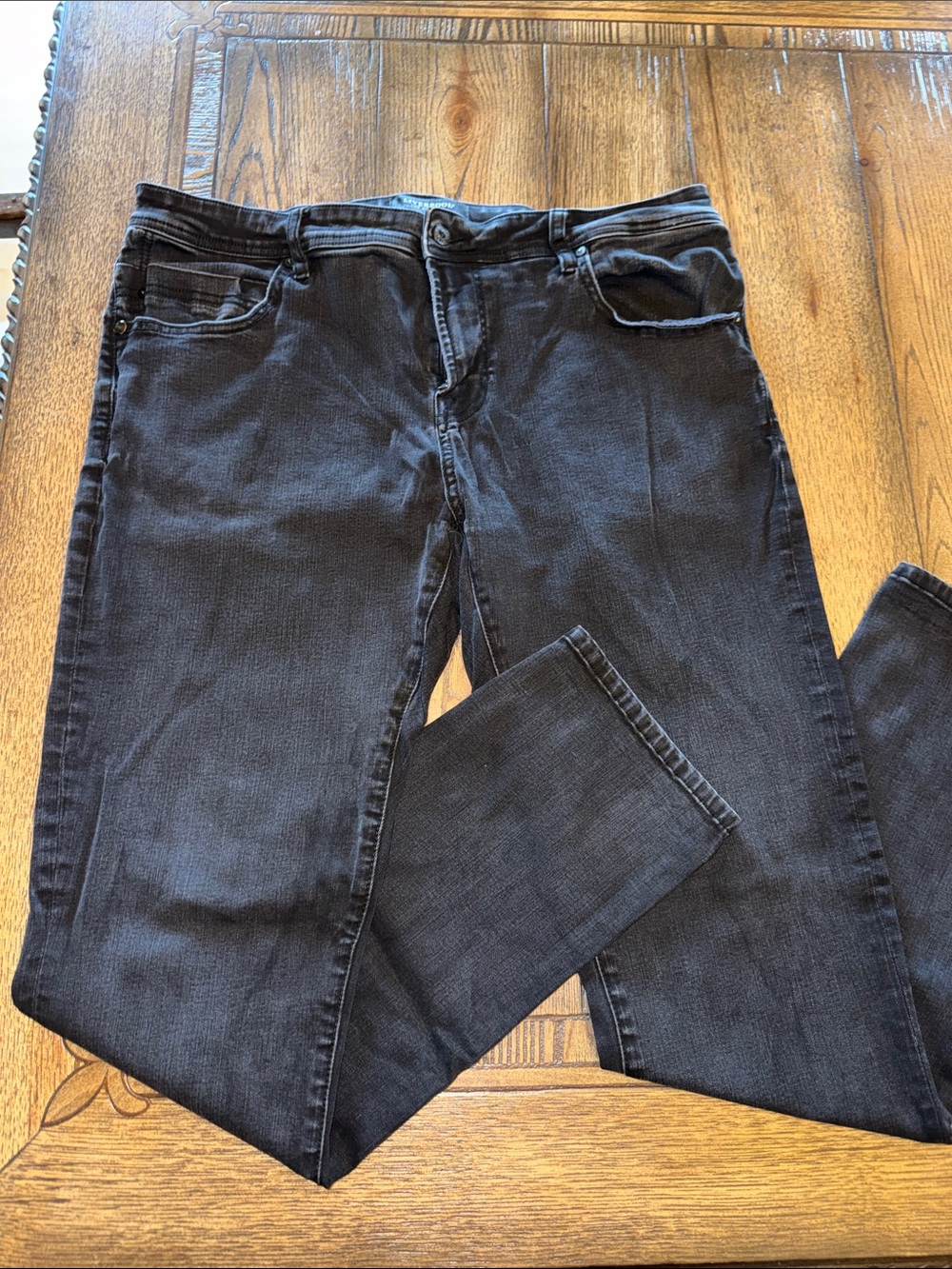 Liverpool Men’s Modern Straight Black Jeans
